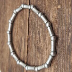 B2514 brutalist sterling bracelet